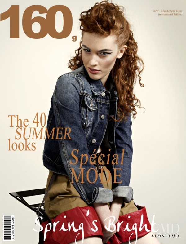 Laura Schuller featured on the 160g Magazine cover from March 2010