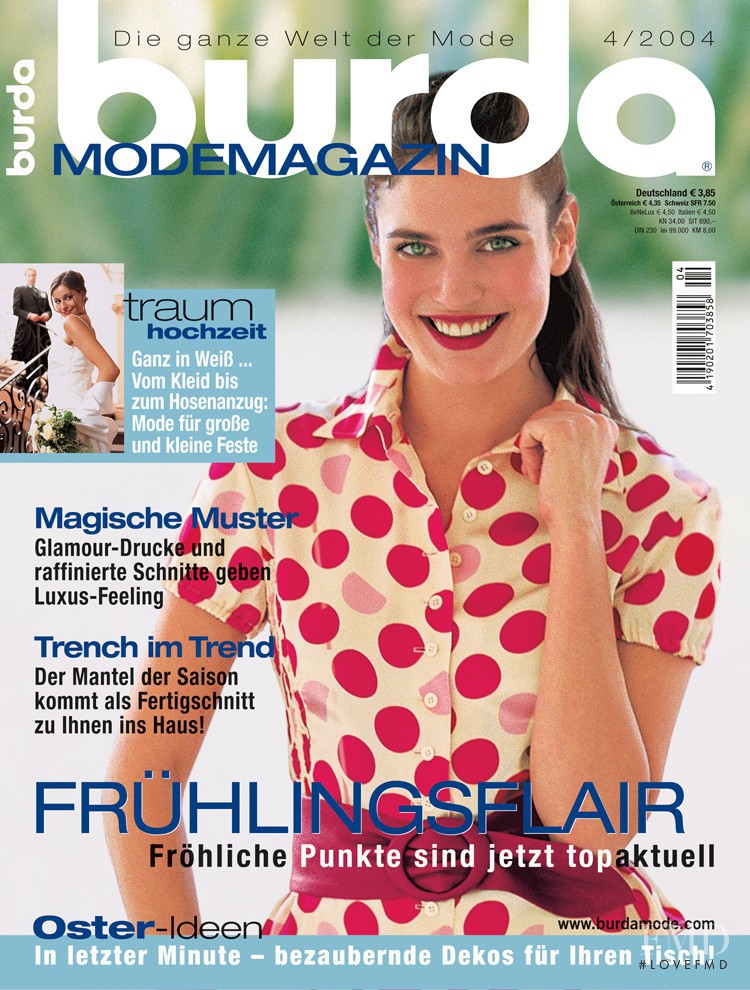  featured on the Burda Modemagazine cover from April 2004