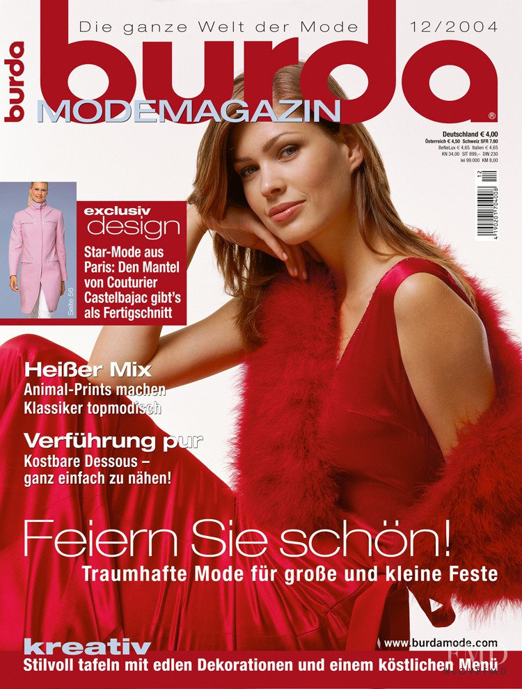  featured on the Burda Modemagazine cover from December 2004