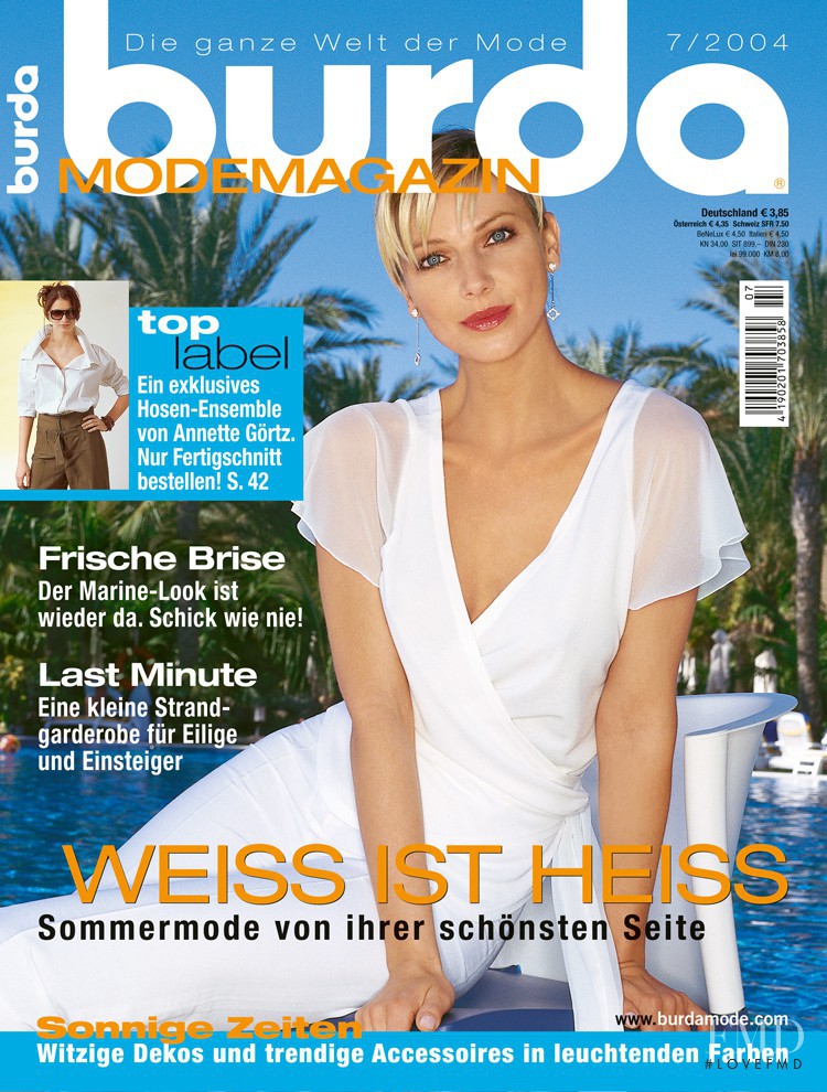  featured on the Burda Modemagazine cover from July 2004