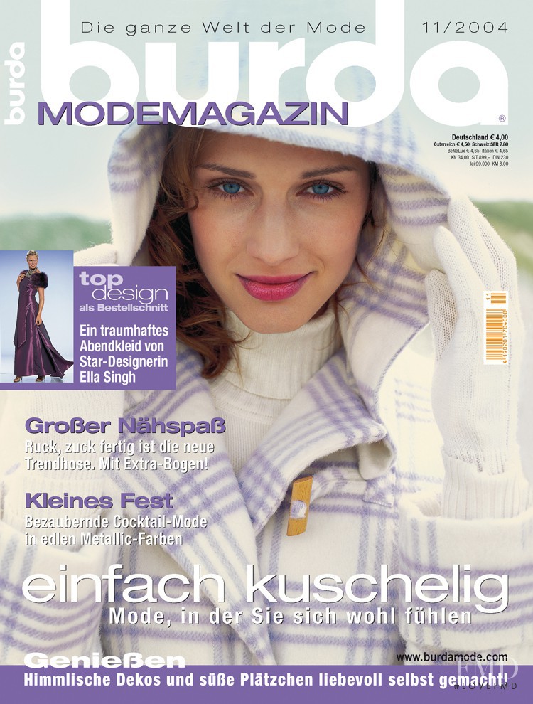  featured on the Burda Modemagazine cover from November 2004