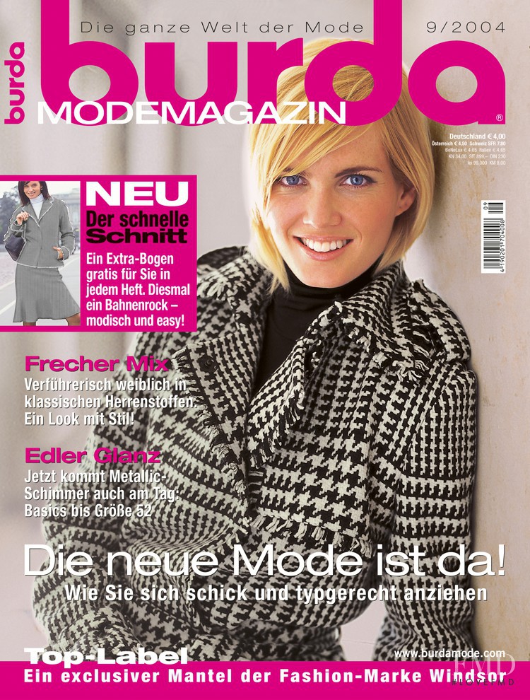  featured on the Burda Modemagazine cover from September 2004