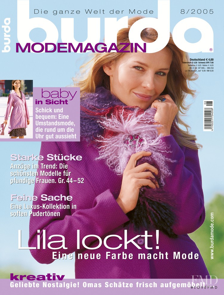  featured on the Burda Modemagazine cover from August 2005