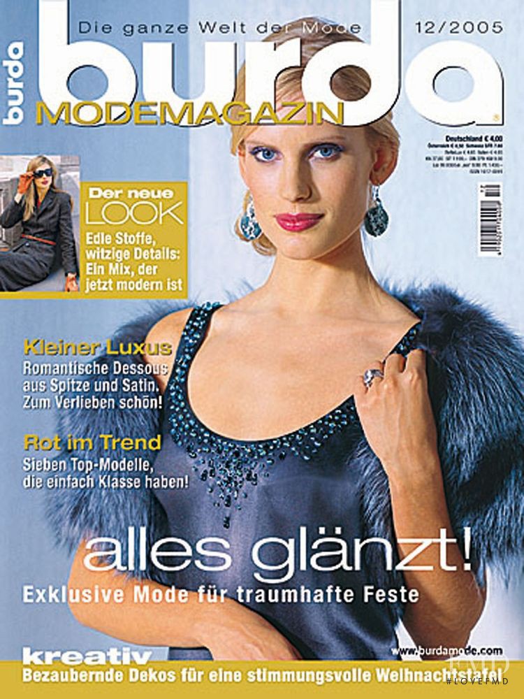  featured on the Burda Modemagazine cover from December 2005