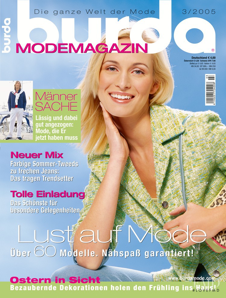  featured on the Burda Modemagazine cover from March 2005