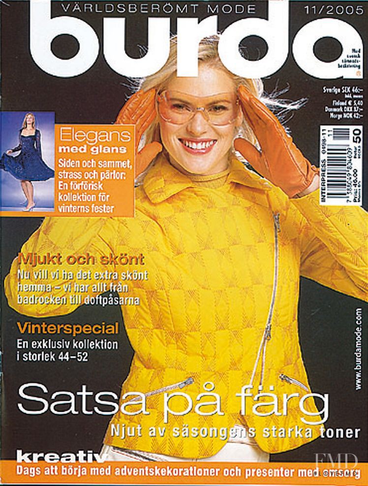  featured on the Burda Modemagazine cover from November 2005