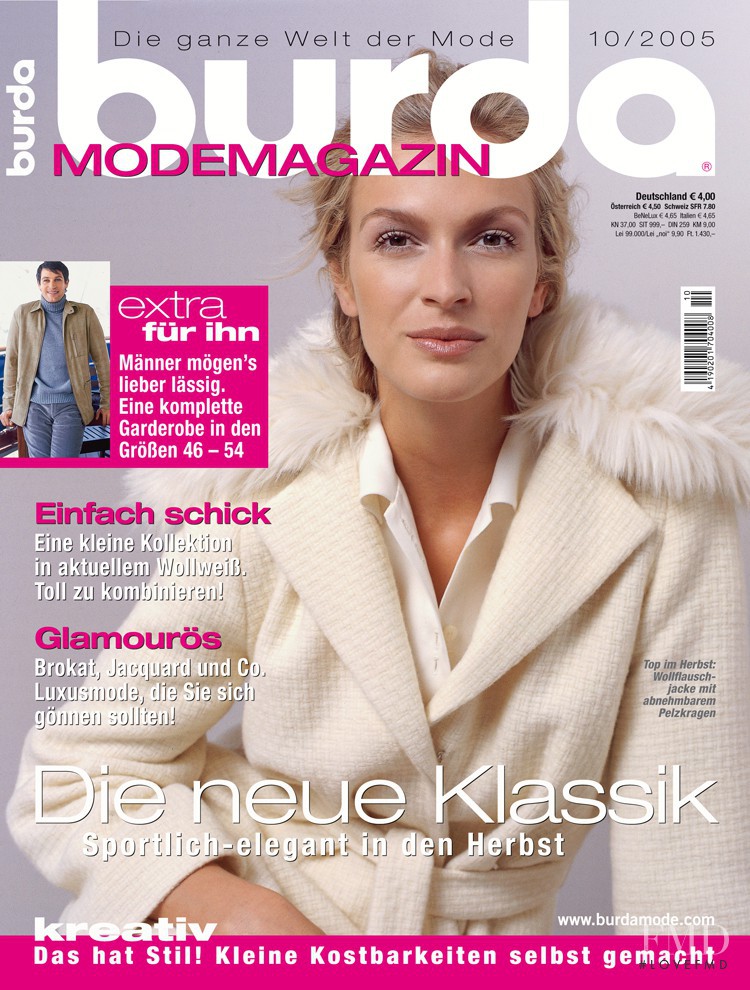  featured on the Burda Modemagazine cover from October 2005