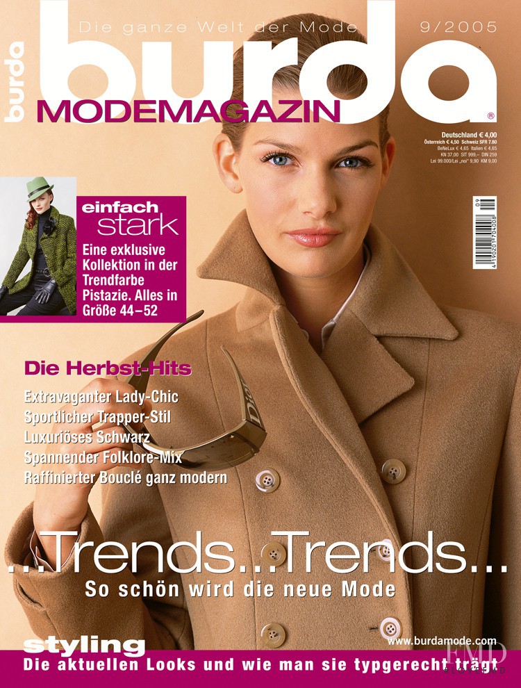  featured on the Burda Modemagazine cover from September 2005