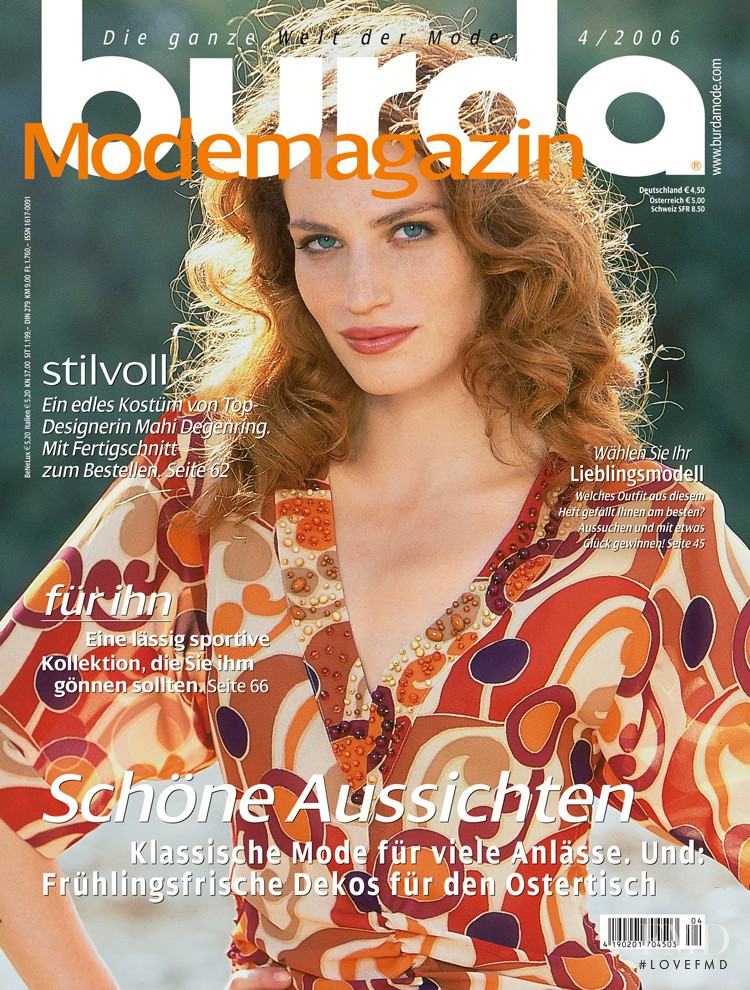  featured on the Burda Modemagazine cover from April 2006