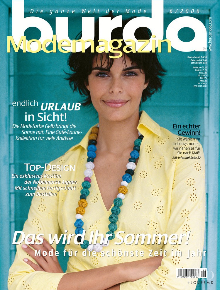  featured on the Burda Modemagazine cover from June 2006