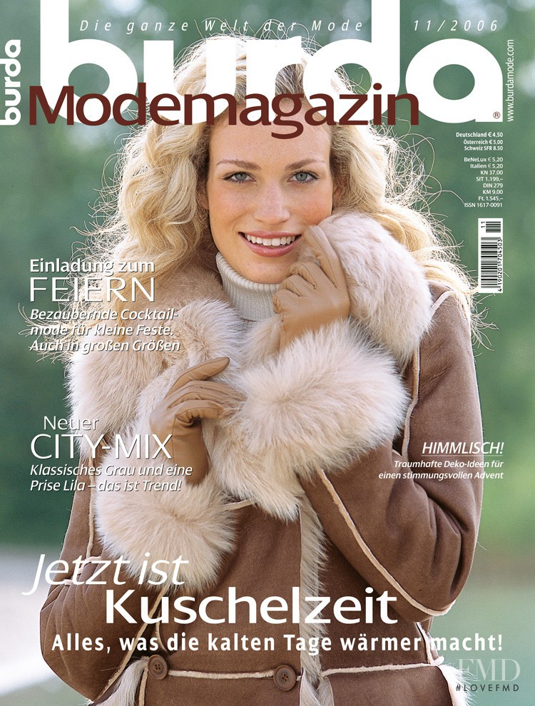  featured on the Burda Modemagazine cover from November 2006