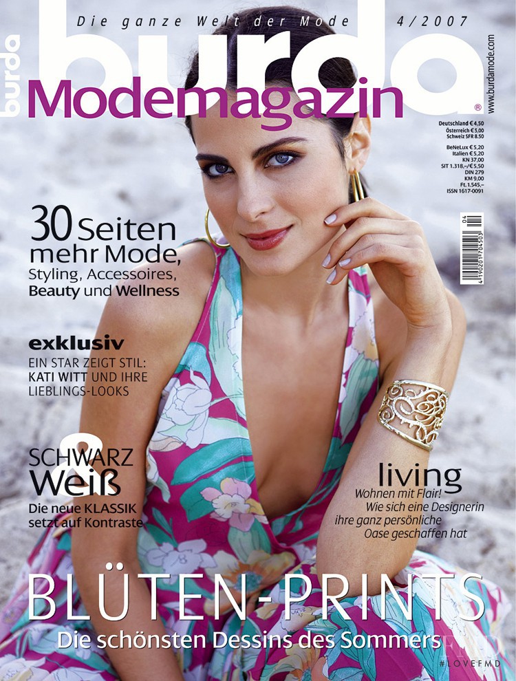  featured on the Burda Modemagazine cover from April 2007