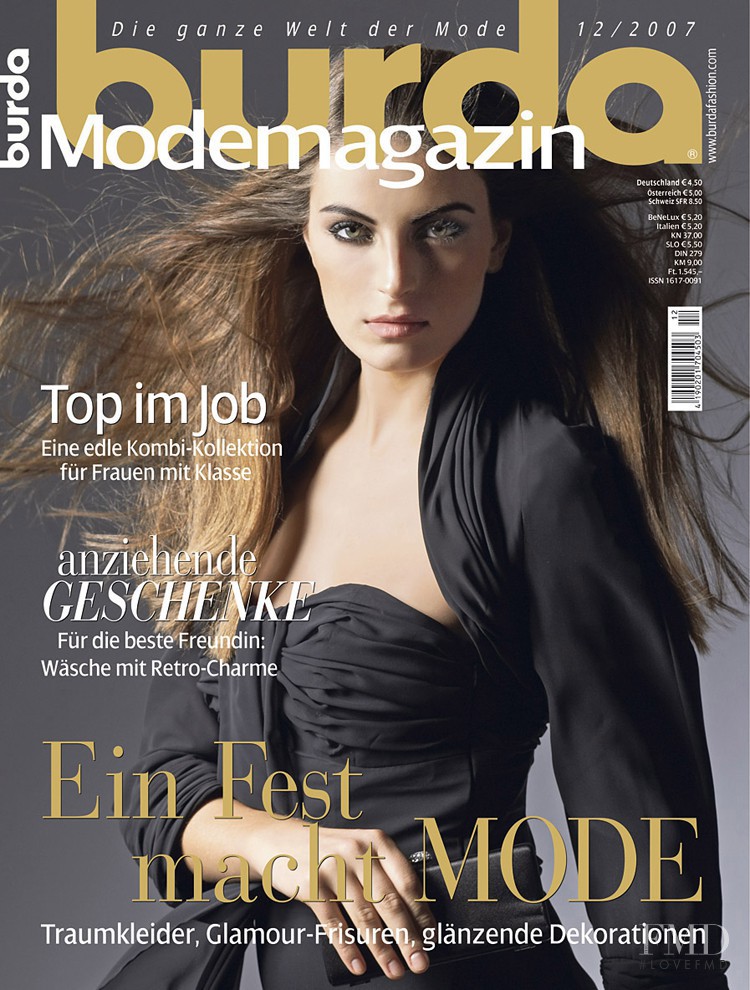  featured on the Burda Modemagazine cover from December 2007
