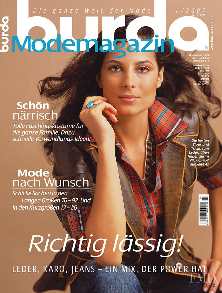  featured on the Burda Modemagazine cover from January 2007