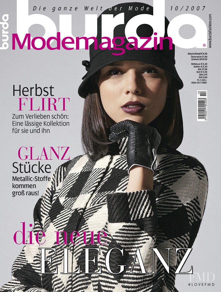  featured on the Burda Modemagazine cover from October 2007