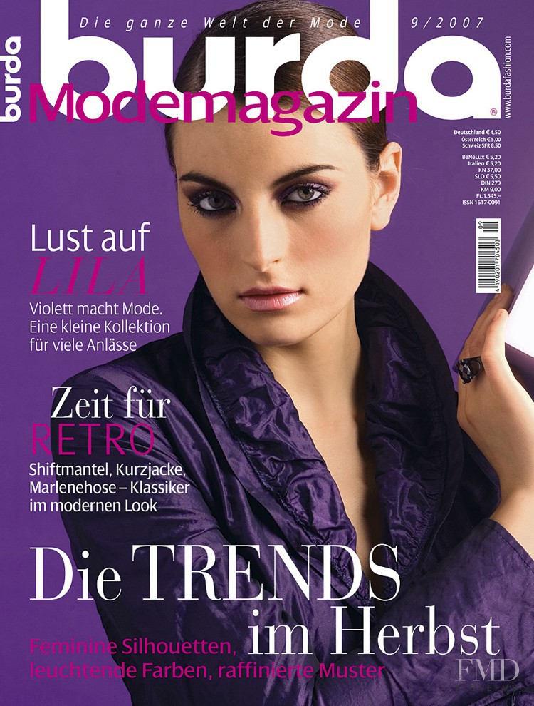  featured on the Burda Modemagazine cover from September 2007