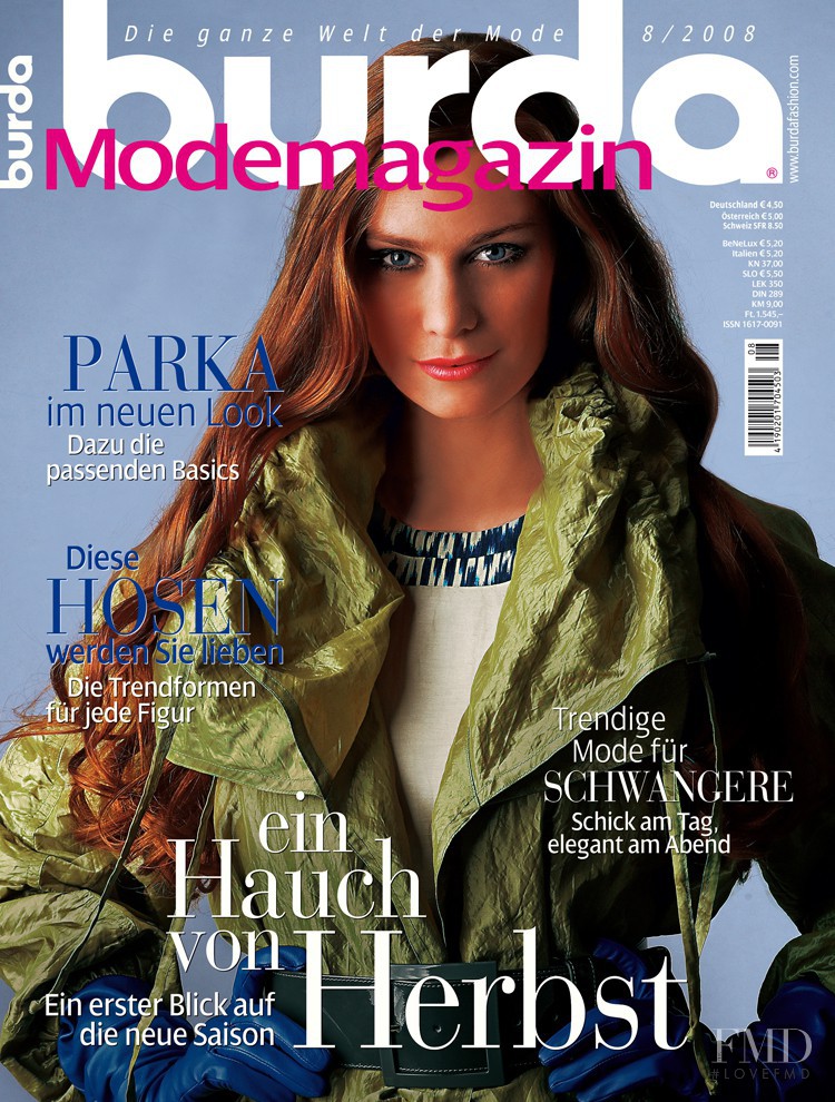  featured on the Burda Modemagazine cover from August 2008