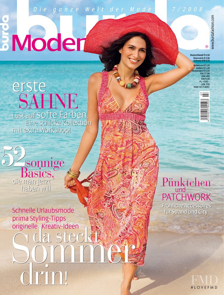  featured on the Burda Modemagazine cover from July 2008