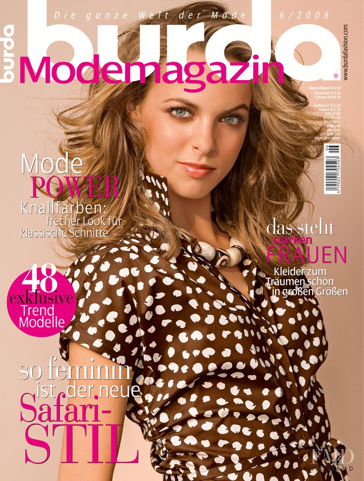 featured on the Burda Modemagazine cover from June 2008