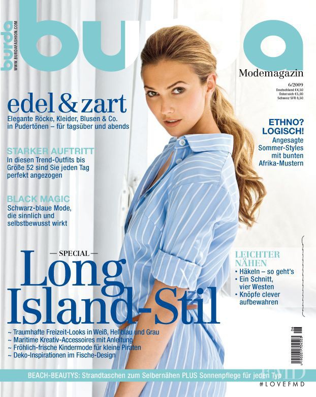  featured on the Burda Modemagazine cover from June 2009