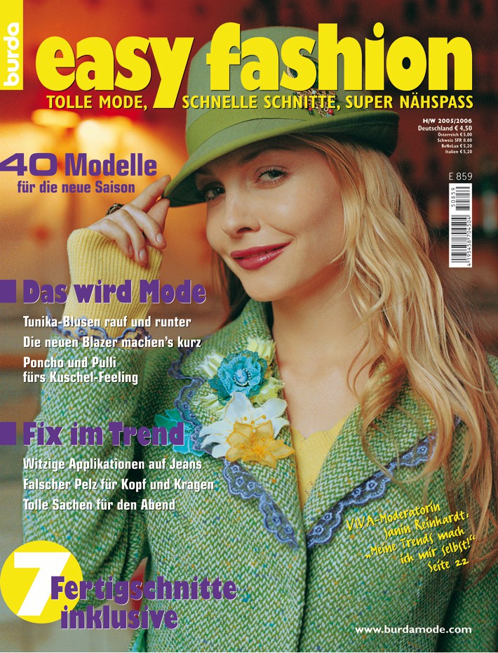  featured on the Burda Easy Fashion cover from September 2005