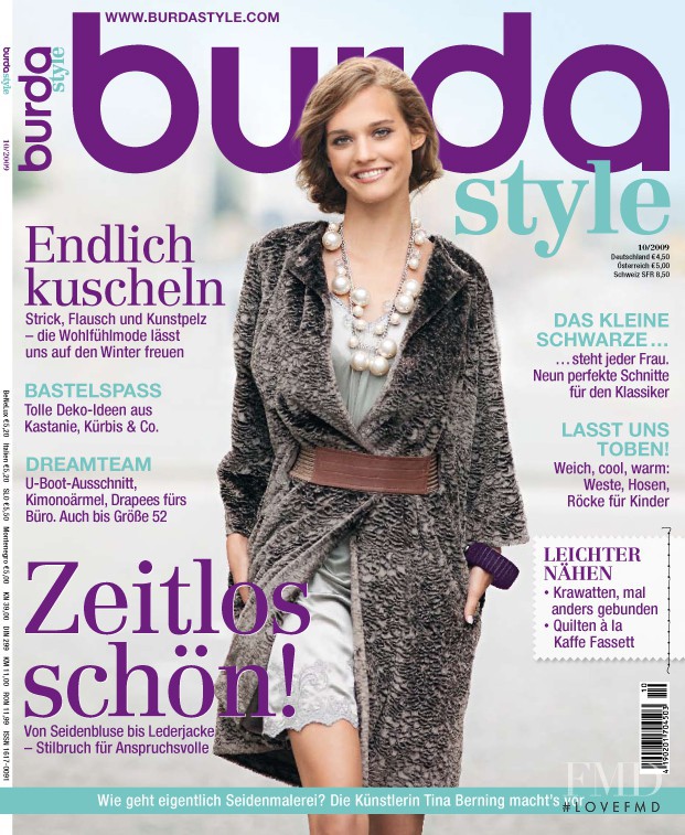  featured on the Burda Style cover from October 2009
