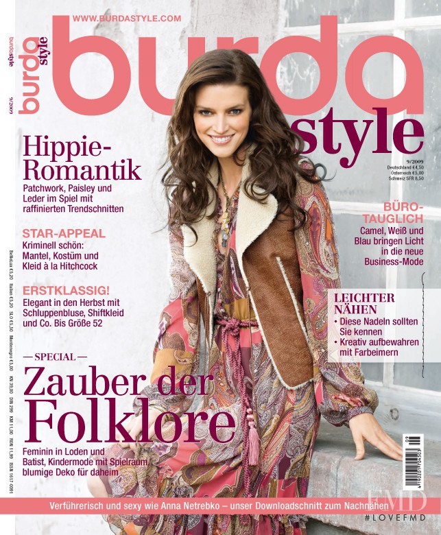  featured on the Burda Style cover from September 2009