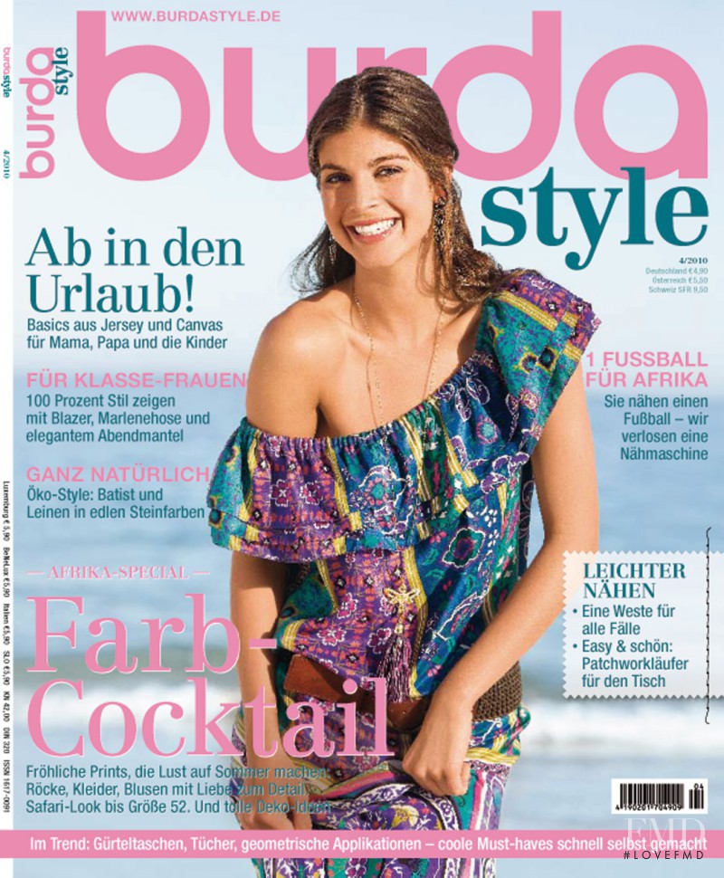  featured on the Burda Style cover from April 2010