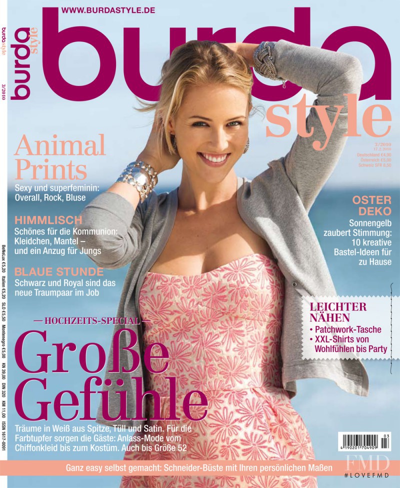  featured on the Burda Style cover from March 2010