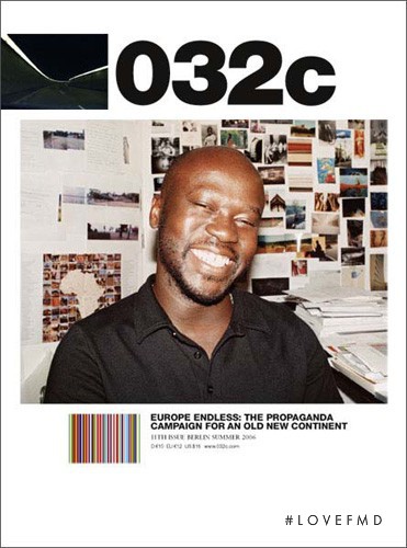  featured on the 032c cover from May 2006