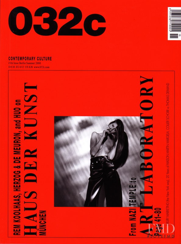  featured on the 032c cover from May 2008