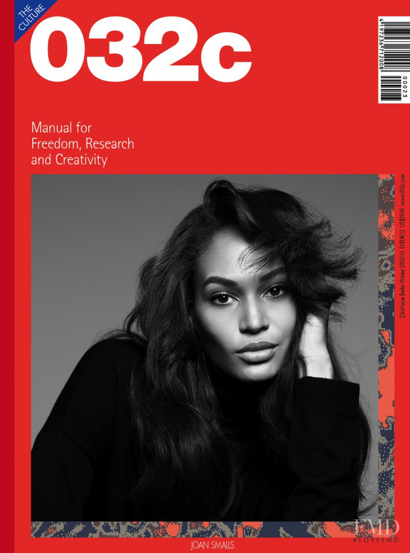 Joan Smalls featured on the 032c cover from September 2012