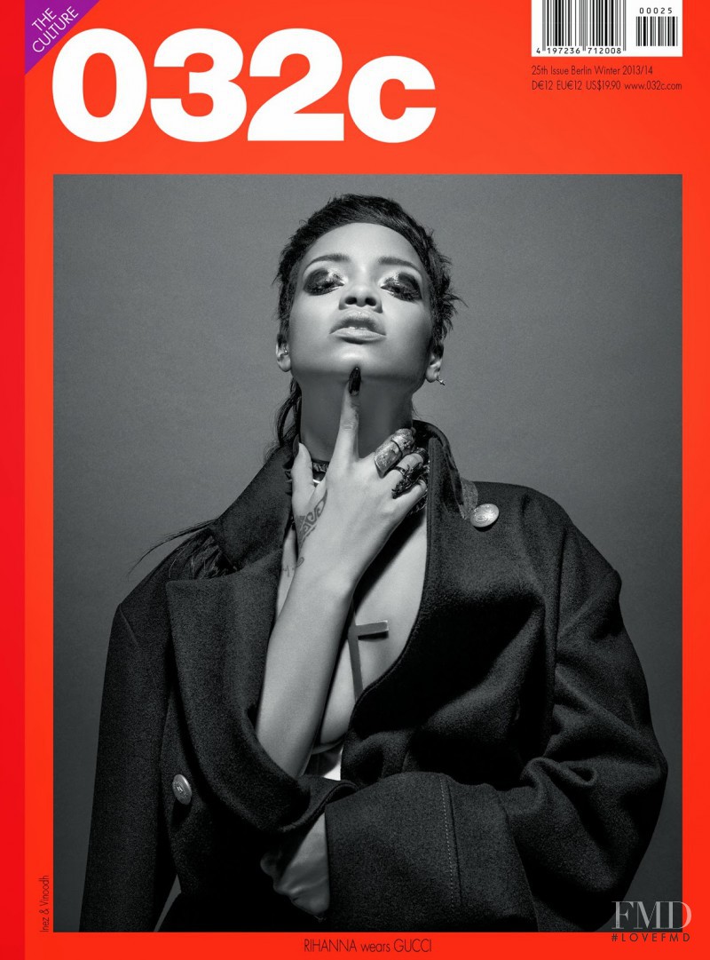 Rihanna featured on the 032c cover from September 2013