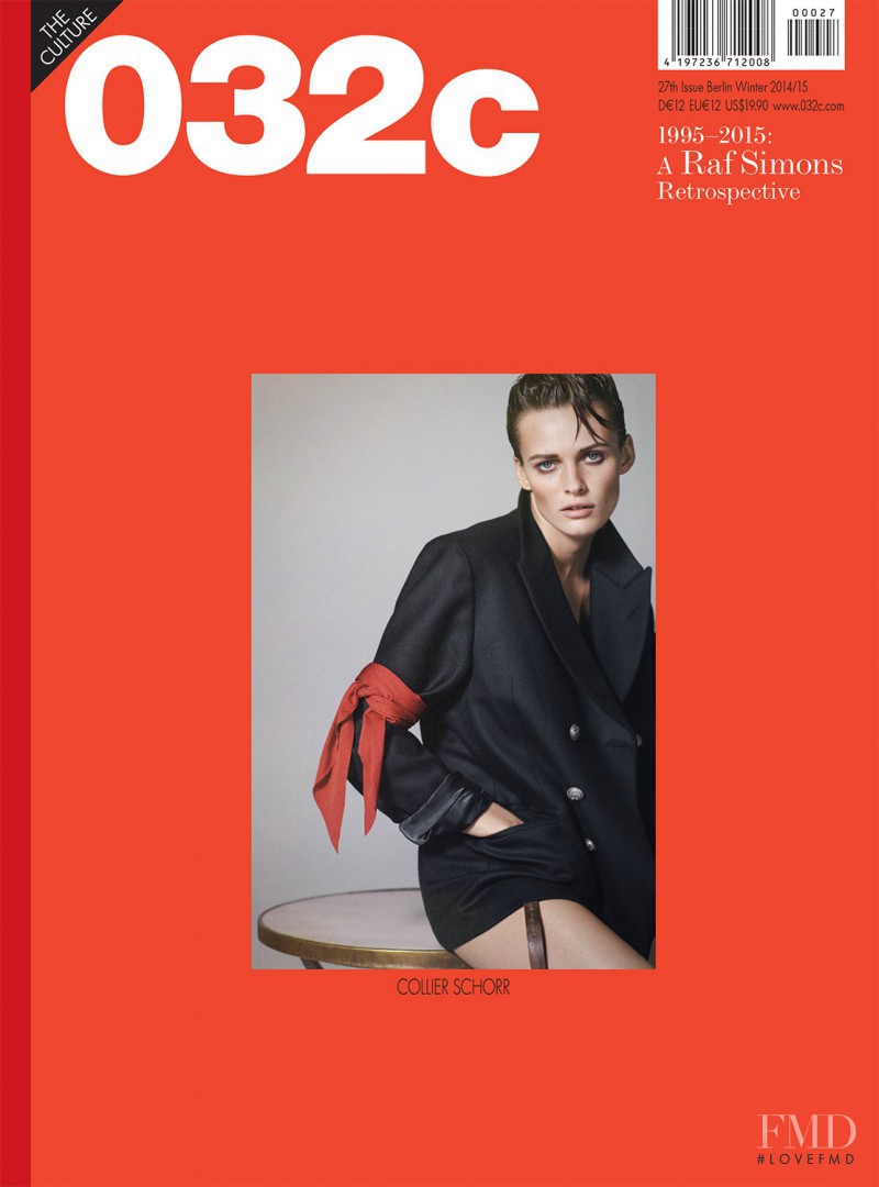 Edita Vilkeviciute featured on the 032c cover from December 2014