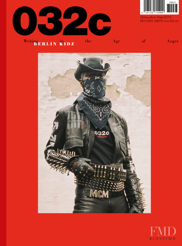 Derren D. McLin  featured on the 032c cover from December 2017