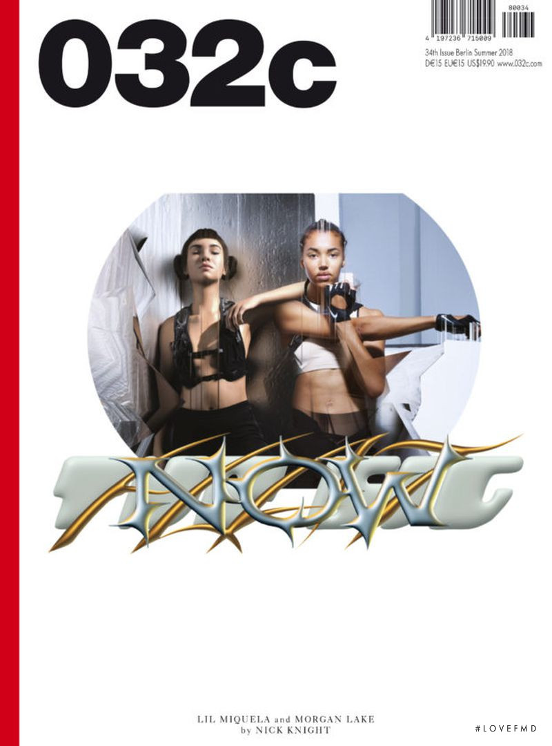 Miquela and Morgan Lake featured on the 032c cover from February 2018