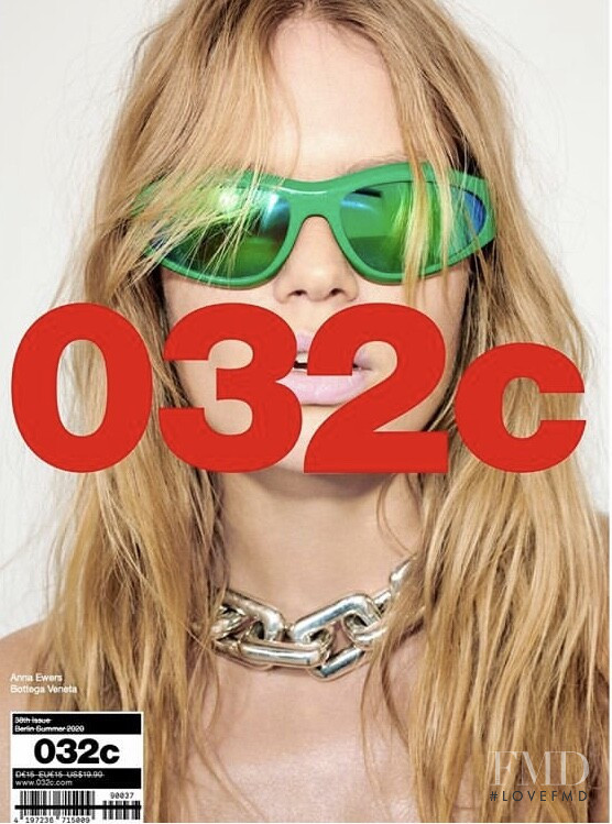 Anna Ewers featured on the 032c cover from February 2020
