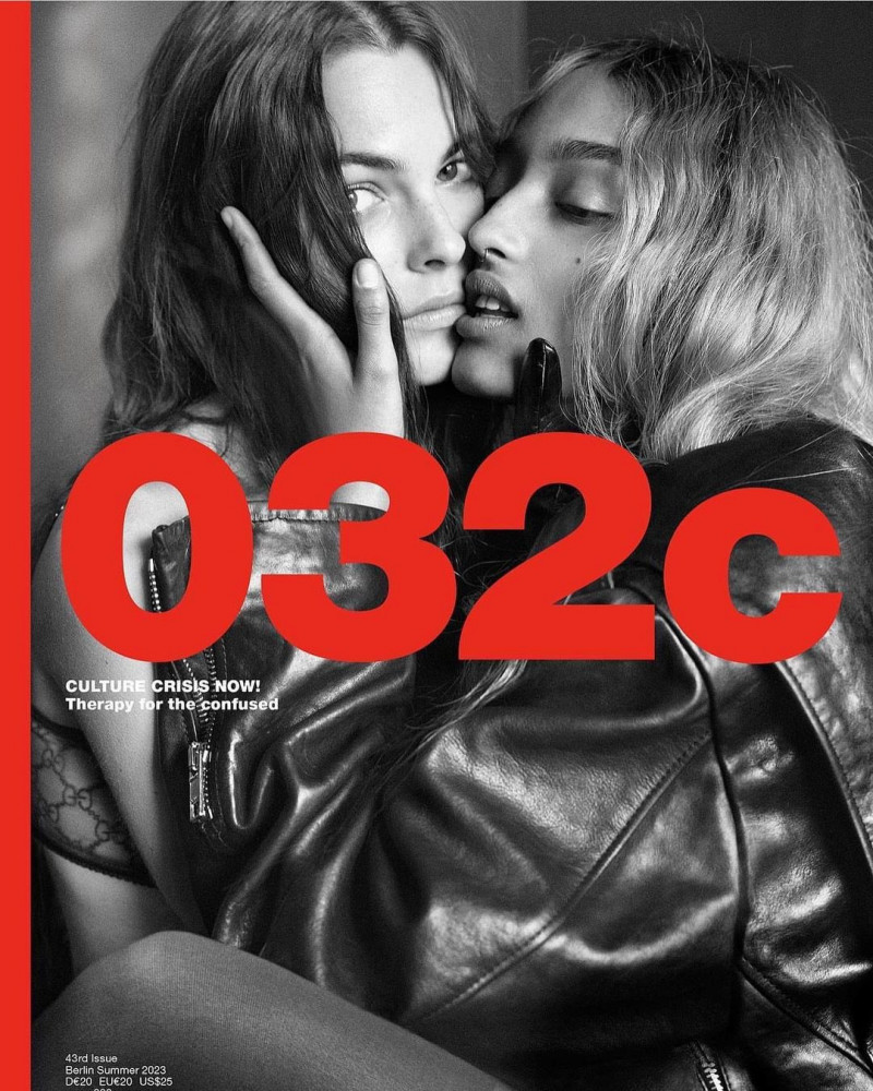 Vittoria Ceretti, Mona Tougaard featured on the 032c cover from June 2023