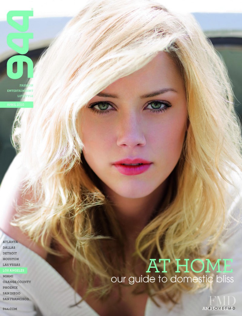 Amber Heard featured on the 944 cover from April 2010