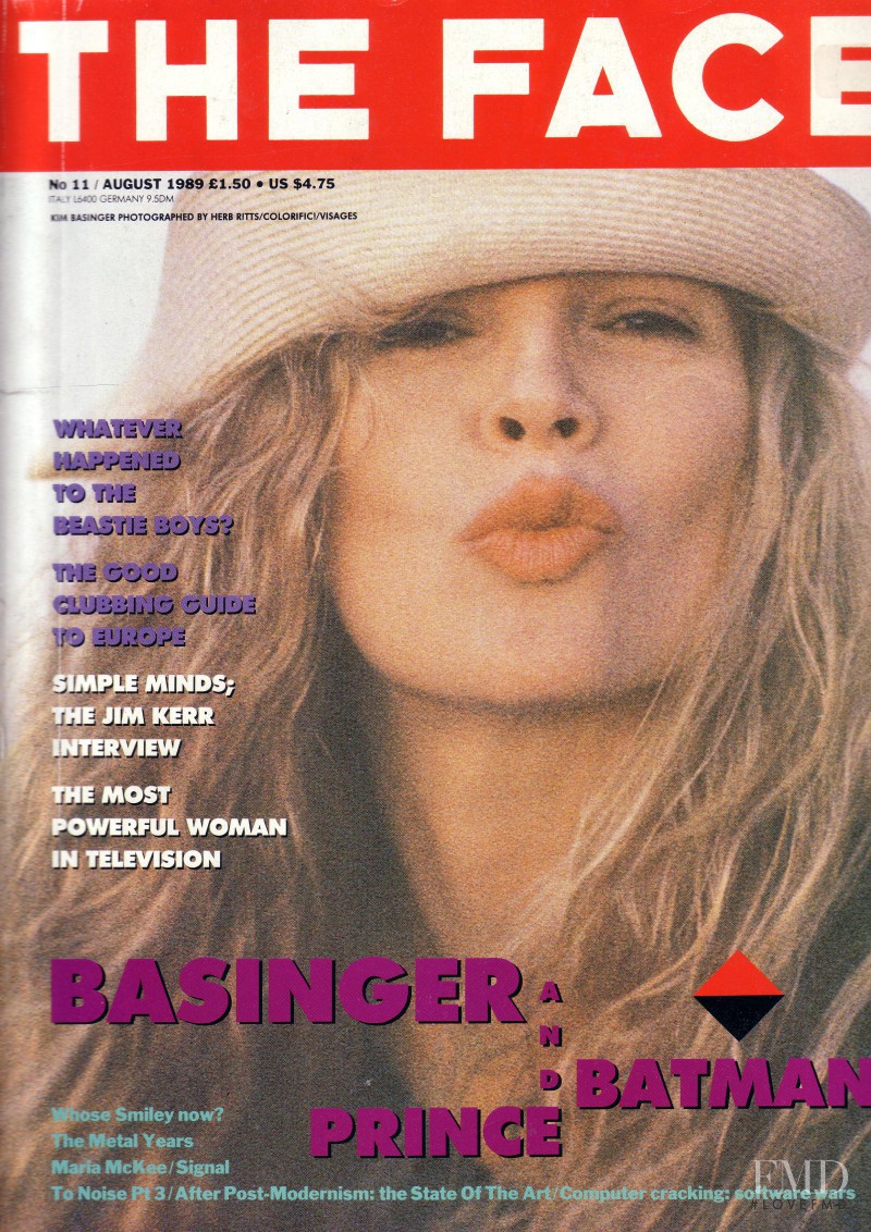 Sheryl Garratt featured on the The Face cover from August 1998