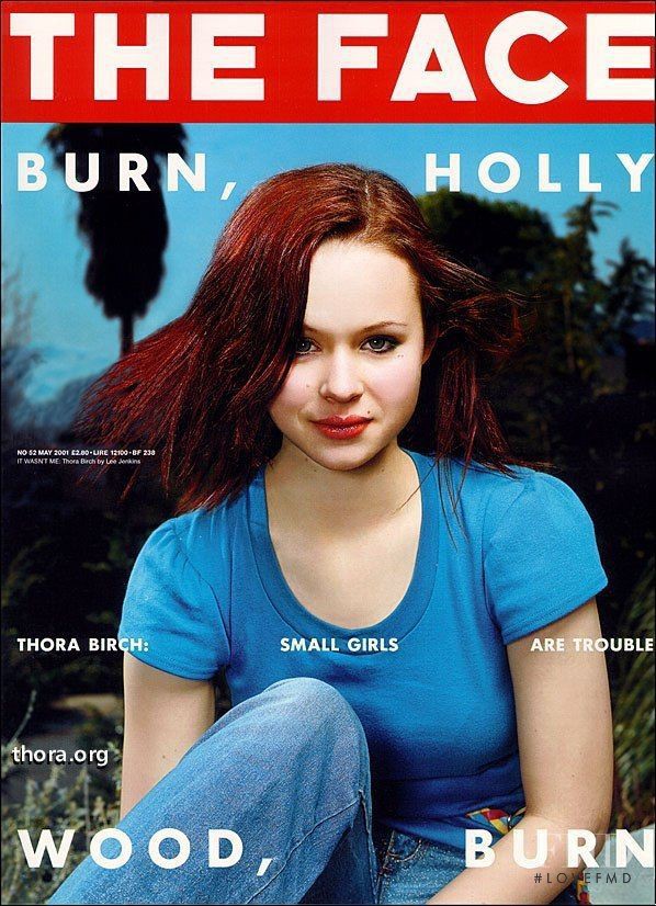 Thora Birch featured on the The Face cover from May 2010