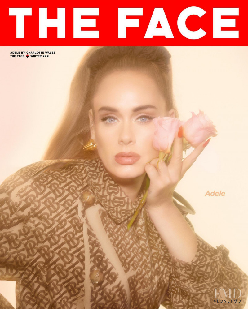 Adele featured on the The Face cover from December 2021