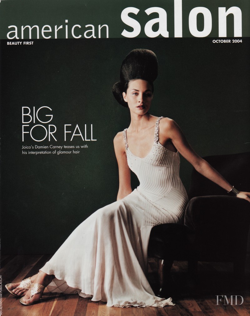 Flavie Lheritier featured on the American Salon  cover from October 2004