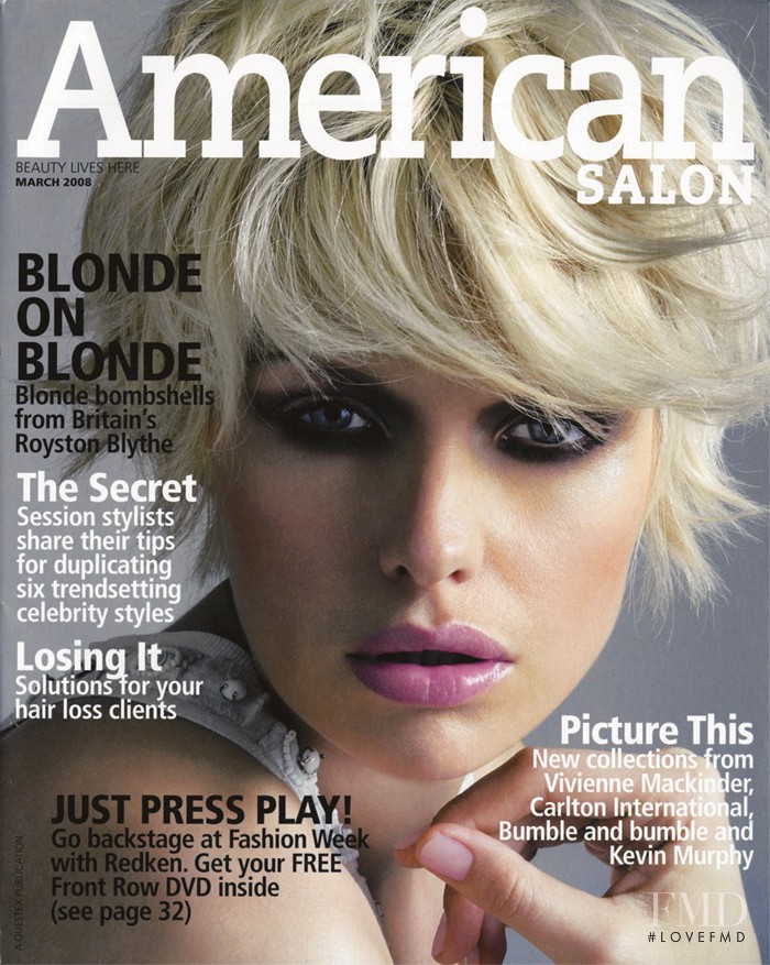  featured on the American Salon  cover from March 2008