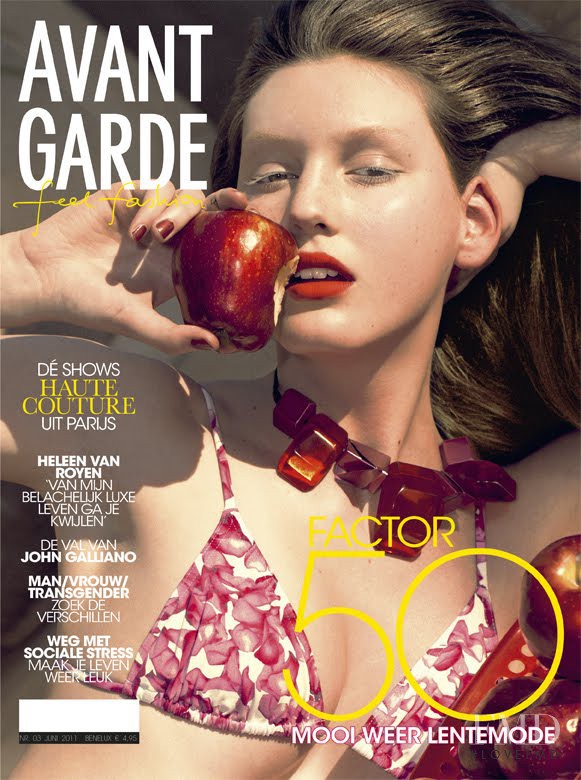 Veroniek Gielkens featured on the Avant Garde cover from June 2011