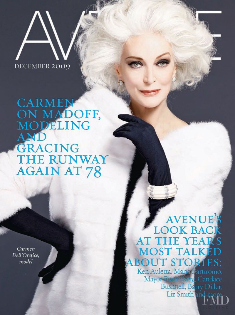 Cover of Avenue with Carmen Dell'Orefice, December 2009 (ID:6752)| Magazines | The FMD