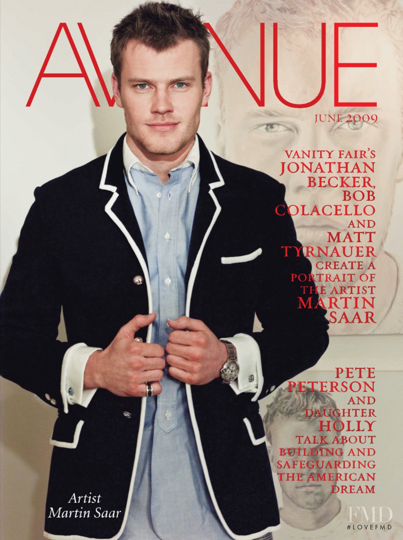 Martin Saar featured on the Avenue cover from June 2009