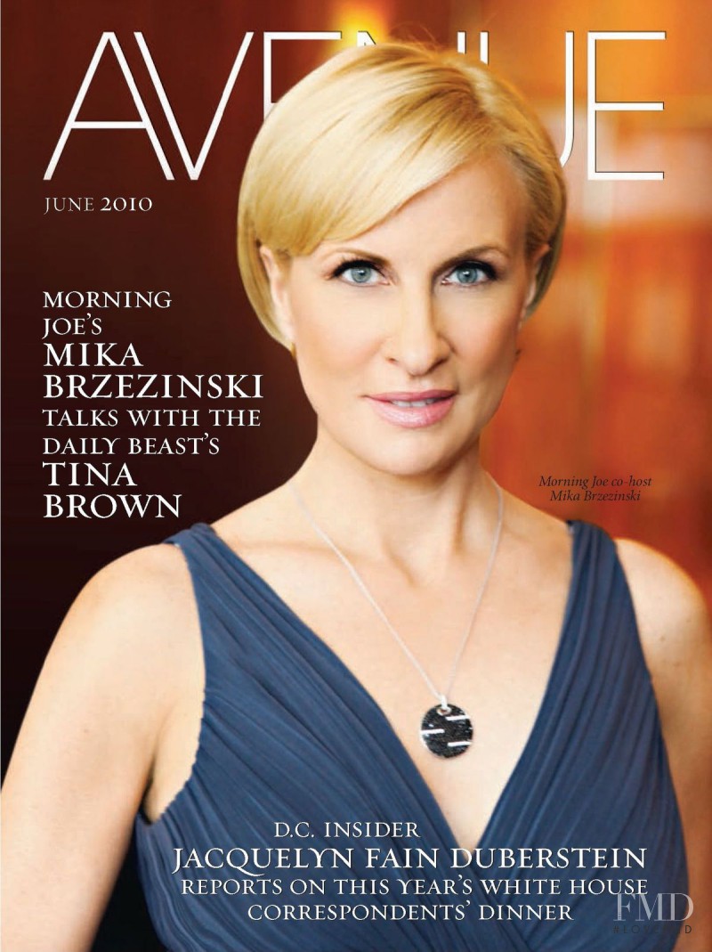 Mika Brzezinski featured on the Avenue cover from June 2010