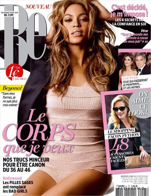 Beyoncé featured on the Be cover from April 2010
