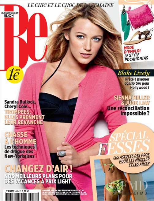 Blake Lively featured on the Be cover from June 2010